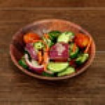 Elite Global Solutions ECO618R-CK Checkered 8 oz. Round Melamine Bowl - 6/Case