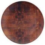 Elite Global Solutions ECO618R-CK Checkered 8 oz. Round Melamine Bowl - 6/Case