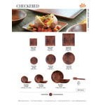 Elite Global Solutions ECO618R-CK Checkered 8 oz. Round Melamine Bowl - 6/Case