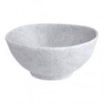 Acopa Cavern 24 oz. Dark Gray Round Melamine Bowl - 12/Case