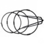 Cal-Mil C1222-8 Iron Black Three Tier Round Bowl Stand - 8 Cal-Mil C1222-8 Iron Black Three Tier Round Bowl Stand - 8