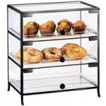 Cal-Mil C1222-8 Iron Black Three Tier Round Bowl Stand - 8 Cal-Mil C1222-8 Iron Black Three Tier Round Bowl Stand - 8