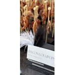 Acopa Mesa 75 Hole Black Wood Skewer / Cake Pop Holder
