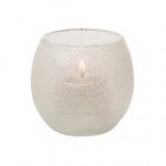 Hollowick 5119S Small Smoke Lustre Glass Bubble Tealight Lamp Hollowick 5119S Small Smoke Lustre Glass Bubble Tealight Lamp