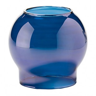 Hollowick 35BL Blue Lustre Glass Bubble Globe Hollowick 35BL Blue Lustre Glass Bubble Globe