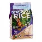 Lotus Foods Organic Long Grain White Jasmine Rice 30 oz. - 6/Case