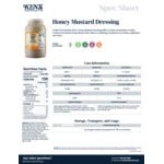 Ken's Foods 1 Gallon Honey Mustard Dressing - 4/Case
