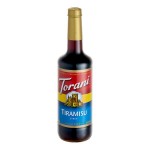Torani Tiramisu Flavoring Syrup 750 mL Glass Bottle - 12/Case