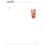 Monin Premium Watermelon Flavoring Syrup 1 Liter - 4/Case