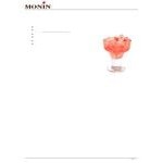 Monin Premium Watermelon Flavoring Syrup 1 Liter - 4/Case