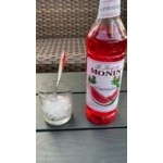 Monin Premium Watermelon Flavoring Syrup 1 Liter - 4/Case