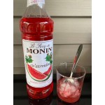 Monin Premium Watermelon Flavoring Syrup 1 Liter - 4/Case