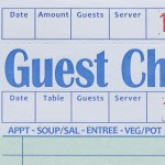 Choice 1 Part Green and White Guest Check with Top Guest Receipt - 50/Case