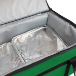Sterno Kelly Green Customizable Space Saver Catering XL Insulated Food Carrier, 16