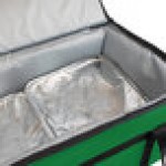 Sterno Kelly Green Customizable Space Saver Catering XL Insulated Food Carrier, 16