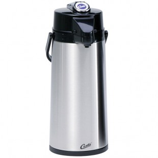 Curtis ThermoPro 2.2 Liter Glass Lined Airpot with Lever TLXA2201G000 - 6/Case Curtis ThermoPro 2.2 Liter Glass Lined Airpot with Lever TLXA2201G000 - 6/Case