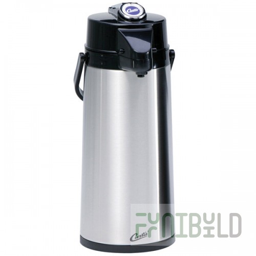 Curtis ThermoPro 2.2 Liter Glass Lined Airpot with Lever TLXA2201G000 - 6/Case