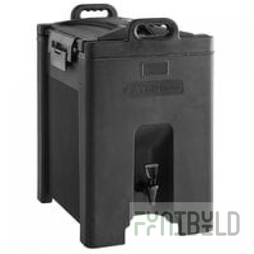 CaterGator 2.5 Gallon Black Insulated Beverage Dispenser