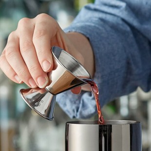 Acopa 0.75 oz. & 1.5 oz. Stainless Steel Classic Jigger Acopa 0.75 oz. & 1.5 oz. Stainless Steel Classic Jigger