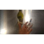 Franmara 3010-01 Traveler's Black Customizable Plastic Corkscrew and Bottle Opener