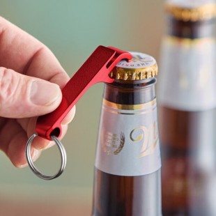 Franmara Red Aluminum Bottle Opener with Key Ring 7031-20 Franmara Red Aluminum Bottle Opener with Key Ring 7031-20