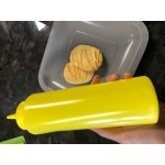 Vollrath 52065 Traex® 12 oz. Yellow Single Tip Slim Profile Squeeze Bottle
