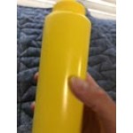 Vollrath 52065 Traex® 12 oz. Yellow Single Tip Slim Profile Squeeze Bottle