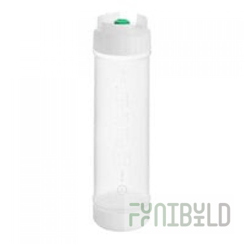San Jamar EZ-KLEEN® 24 oz. Sauce Bottle with Small Valve 857324S