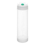 San Jamar EZ-KLEEN® 24 oz. Sauce Bottle with Small Valve 857324S