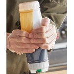 San Jamar EZ-KLEEN® 24 oz. Sauce Bottle with Small Valve 857324S