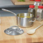 Vollrath 49414 Miramar® Display Cookware 2 Qt. Tri-Ply Stainless Steel Sauce Pan