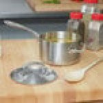 Vollrath 49414 Miramar® Display Cookware 2 Qt. Tri-Ply Stainless Steel Sauce Pan