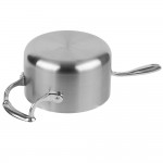 Vollrath 49414 Miramar® Display Cookware 2 Qt. Tri-Ply Stainless Steel Sauce Pan