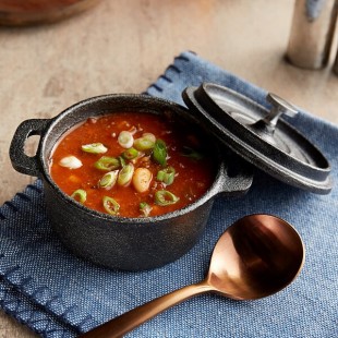 Valor 8 oz. Pre-Seasoned Mini Cast Iron Pot with Cover Valor 8 oz. Pre-Seasoned Mini Cast Iron Pot with Cover