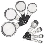 OXO 11180500 Good Grips 8-Piece Magnetic Stainless Steel Measuring Cup and Spoon Set