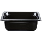 Vollrath 9044420 Super Pan® 1/4 Size Black High Heat Plastic Food Pan - 4 Vollrath 9044420 Super Pan® 1/4 Size Black High Heat Plastic Food Pan - 4