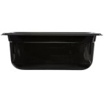 Vollrath 9044420 Super Pan® 1/4 Size Black High Heat Plastic Food Pan - 4 Vollrath 9044420 Super Pan® 1/4 Size Black High Heat Plastic Food Pan - 4