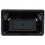 Vollrath 9044420 Super Pan® 1/4 Size Black High Heat Plastic Food Pan - 4 Vollrath 9044420 Super Pan® 1/4 Size Black High Heat Plastic Food Pan - 4