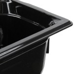 Vollrath 9044420 Super Pan® 1/4 Size Black High Heat Plastic Food Pan - 4 Vollrath 9044420 Super Pan® 1/4 Size Black High Heat Plastic Food Pan - 4