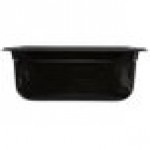 Vollrath 9044420 Super Pan® 1/4 Size Black High Heat Plastic Food Pan - 4 Vollrath 9044420 Super Pan® 1/4 Size Black High Heat Plastic Food Pan - 4