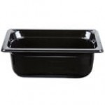 Vollrath 9044420 Super Pan® 1/4 Size Black High Heat Plastic Food Pan - 4 Vollrath 9044420 Super Pan® 1/4 Size Black High Heat Plastic Food Pan - 4