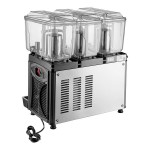 Carnival King RBD3G3 Triple 3 Gallon Bowl Refrigerated Beverage Dispenser - 120V Carnival King RBD3G3 Triple 3 Gallon Bowl Refrigerated Beverage Dispenser - 120V