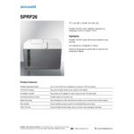 Summit Appliance SPRF26 Accucold .88 Cu. Ft. Gray / White DC-Powered Portable Medical Refrigerator / Freezer - 12/24VDC Summit Appliance SPRF26 Accucold .88 Cu. Ft. Gray / White DC-Powered Portable Medical Refrigerator / Freezer - 12/24VDC