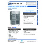Beverage-Air HRS2HC-1G Horizon Series 52 Beverage-Air HRS2HC-1G Horizon Series 52