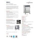 Scratch and Dent Alto-Shaam 1200-S Low Temperature Mobile Holding Cabinet / Dough Proofer - 120V