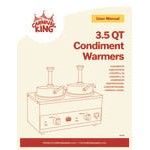 Carnival King HSPW35 3.5 Qt. Warmer with Heated Spout and Pump