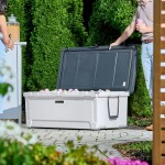 CaterGator CG200PA Panda 210 Qt. Rotomolded Outdoor Cooler / Ice Chest