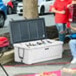 CaterGator CG200PA Panda 210 Qt. Rotomolded Outdoor Cooler / Ice Chest