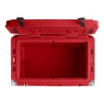 CaterGator CG45REDW Red 45 Qt. Mobile Rotomolded Outdoor Cooler / Ice Chest