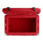 CaterGator CG45REDW Red 45 Qt. Mobile Rotomolded Outdoor Cooler / Ice Chest